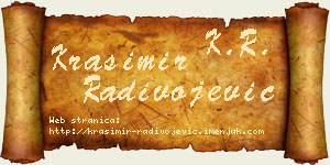 Krasimir Radivojević vizit kartica